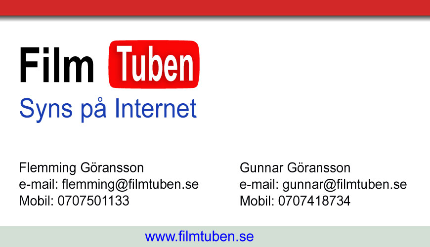 Visitkort filmtuben i Vårgårda